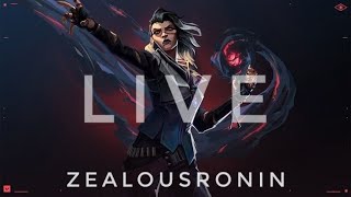 AAj TO CUSTOM  ZealousRonin  Valorant Live Livestream valorantlive facecam chatonly [upl. by Daj]