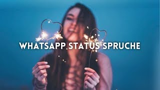 100 WhatsApp Status Sprüche [upl. by Nylodnew]