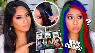 MORE COLORS DOES LOREAL COLORISTA HAIR MAKEUP WORK ON DARK HAIR [upl. by Dorkas]