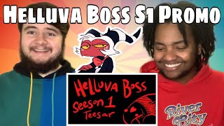 HELLUVA BOSS SEASON 1 TRAILER REACTION [upl. by Behka]