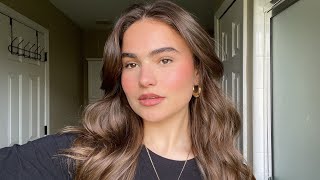 GRWM for class  perfected skin pink lips 🌸🎀🌟 [upl. by Lyndon]