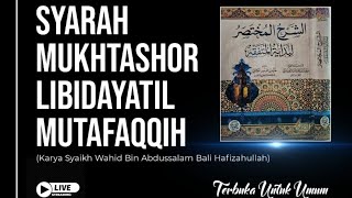 Kajian Syarah Mukhtashor Libidayatil Mutafaqqih [upl. by Airdni]