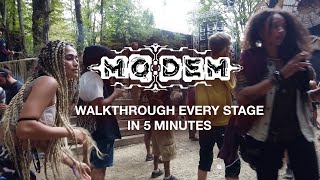 Modem Festival walk to every stage from Seed to Hive [upl. by Lymn]