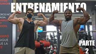 ENTRENAMIENTO CON UN MR OLYMPIA  MADELMAN Y VICTOR VALDIVIA [upl. by Setiram]