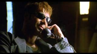 Hindi Film  Khakee  Drama Scene  Ajay Devgan  Amitabh Bachchan  Angres Threat Call [upl. by Warthman]