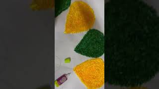 Rangoli mat craftingideas informationocean ideas newdecorationdesign ytshorts youtubeshorts [upl. by Salina919]