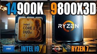 9800X3D vs 14900K Benchmarks  Gaming Benchmarks  Applications Tests [upl. by Fablan]