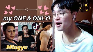 SEVENTEEN KIM MINGYU TIKTOKS a gay reacts MY FOREVER HUSBAND LOVER [upl. by Nuarb]