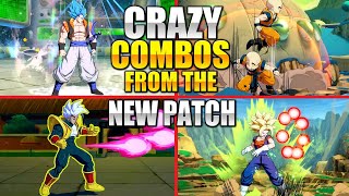 THE BEST Combos of the NEW DBFZ Patch Are Absolutely CRAZY [upl. by Eitirahc]