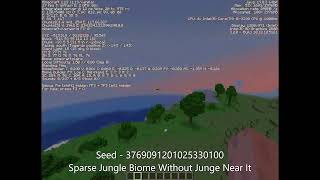 Rarest Sparse jungle Biome in Minecraft 119 shorts [upl. by Derdlim177]