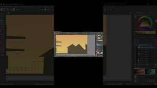 Digital Art in Krita For Beginners shorts [upl. by Aruon]