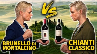 Chianti Classico vs Brunello di Montalcino Comparing amp Tasting [upl. by Ahtnicaj]