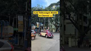 Volkswagen Beetle at chennai volkswagen vwbeetle classic classiccars carlover Chennai shorts [upl. by Eolande]