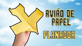 AVIÃO DE PAPEL PLANADOR [upl. by Airoled23]