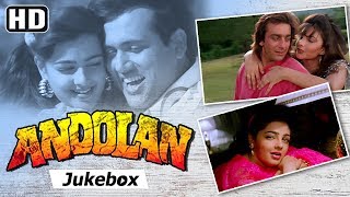 Andolan 1995  Sanjay Dutt Govinda Mamta Kulkarni Somy Ali  Bollywood 90s Evergreen Songs [upl. by Novonod]