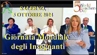 GIORNATA MONDIALE DEGLI INSEGNANTI 5 OTTOBRE 2024 [upl. by Yesiad]