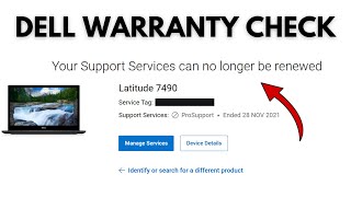 How to Perform Dell Warranty Check Laptop Desktop amp Other Devices [upl. by Euqirne144]