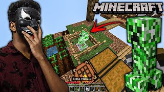 A Creeper Destroyed My One Block World😢Minecraft⛏️ [upl. by Brand908]