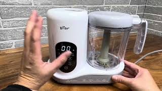 BEAR 2023 Baby Food Maker  One Step Baby Food Processor Steamer Puree Blender Review [upl. by Edwin]