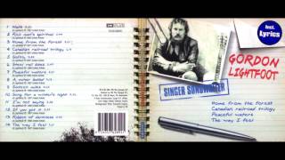 Gordon Lightfoot  A Minor Ballad Lyrics [upl. by Kecaj]