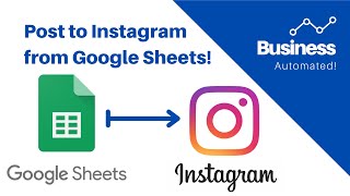 How to schedule posts on Instagram from Google Sheets 🤯 fast and free automation 🚀 [upl. by Ansell61]