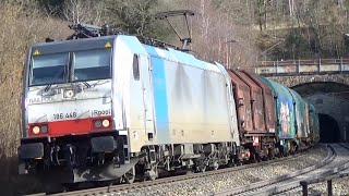 Umleiterverkehr am Rudersdorfer Tunnel Das ist Grün RHC öbb NEx 110 Dual Vectron sbb und BLS [upl. by Ymma]