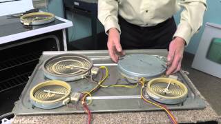 Range Repair  Replacing the Large Surface Element Whirlpool Part  8523692 [upl. by Shelah92]