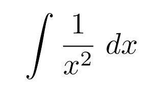 Integral of 1x2 [upl. by Gothurd33]