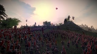 Japanese Shogun vs Imperial Japan  Massive 10000 unit siege  Total War Shogun 2 Full battle [upl. by Nangem]