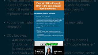 Overtime Pay Rules What is the current salary based threshold medicalpractices onlinetraining [upl. by Ena]