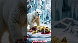 Polar bear vs white animal  tiger Polar beargoatcheetha [upl. by Giacinta]