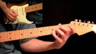 Pink Floyd  Comfortably Numb Guitar Lesson Pt1  All Rhythm Guitar Parts [upl. by Marder]