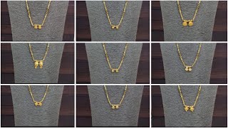 gold short mangalsutra designs with price ll part 36 [upl. by Herod]