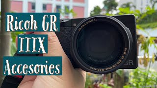 My Ricoh GR IIIX Accessories  What to Get [upl. by Eehtomit381]