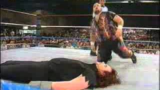 WWF Undertaker vs Bam Bam Bigelow Superstars 1993 [upl. by Imoyik]