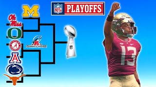 NFL PlayoffsBUT in NCAA Football 24 [upl. by Ariaec490]