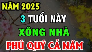 3 tuổi XÔNG NHÀ năm 2025 HỢP MỆNH GIA CHỦ BÌNH AN MAY MẮN PHÚ QUÝ CẢ NĂM [upl. by Enicnarf]