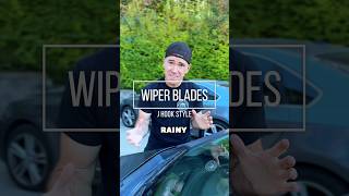 How to Replace your Wiper Blades J Hook style wipers wiperblades windshield rain rainy diy [upl. by Auqinihs]