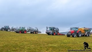 Vorführung Zeitgemäßer Gülletechnik der Landwirtschaftskammer NRW ZunhammerKotteJoskinVredo [upl. by Eimrots]