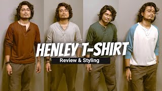 Top 10 Budget Henley TShirts on Amazon for Summer 2024 🔥  Best Picks on Amazon [upl. by Ahsyad]