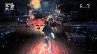 Bloodborne  1st Floor Sickroom Iosefkas Clinic Wolf Beast Bare Fist Basic Combat Tutorials [upl. by Nylorac513]