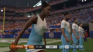 Peach Bowl Tennessee vs UNC [upl. by Akcirderf600]