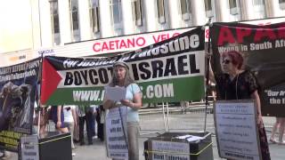 London Protest asks Caetano Veloso amp Gilberto Gil to cancel Apartheid gig 172015 Inmindscom [upl. by Mok]