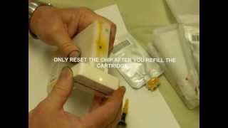 Refilling The Epson Workforce Pro 4540 4530 4020 XL676 Cartridges [upl. by Emawk]