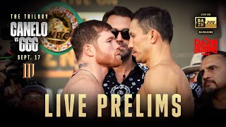 Canelo Alvarez vs Gennadiy GGG Golovkin 3 DAZN Boxing Show Live Prelims [upl. by Ellis225]