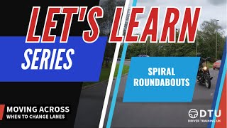 Spiral Roundabouts  How to change lanes safely [upl. by Taite74]