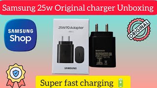 Unboxing Samsung Original 25W Type C Charger Adaptor from Samsung Shop appreviewinsider [upl. by Yeltneb]