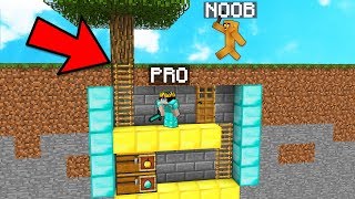 MINECRAFT NOOB Vs PRO EL MEJOR ESCONDITE SECRETO BAJO TIERRA [upl. by Leinehtan418]