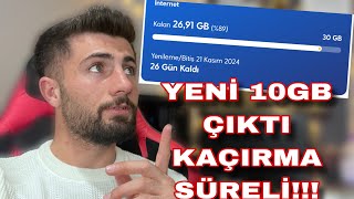 turkcell bedava 20GB internet 2024 kaçırma turkcell güncel kampanyaları YENİ [upl. by Akenet]