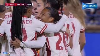 Spain vs Canada  HIGHLIGHTS  Womens International Friendly 2024 [upl. by Nasaj]